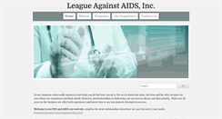 Desktop Screenshot of leagueagainstaids.com